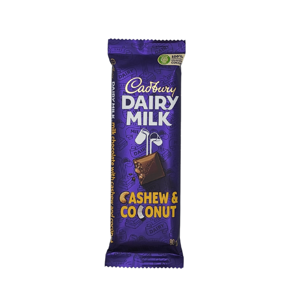 Cadbury Cashew & Coconut 80g – B Hamper